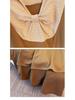 Plus Size Women's French Style Two-Piece Slimming Dress for Spring/Autumn