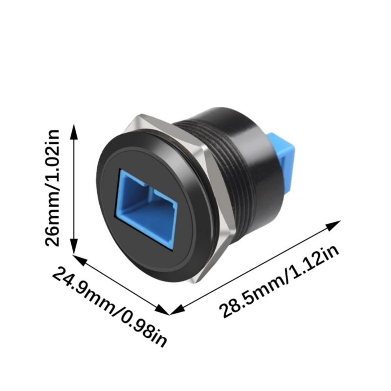 Type C LC Female to Female Fiber Opticals Adapters Socket Panel Module Embedded Design for Networking Signal Stability