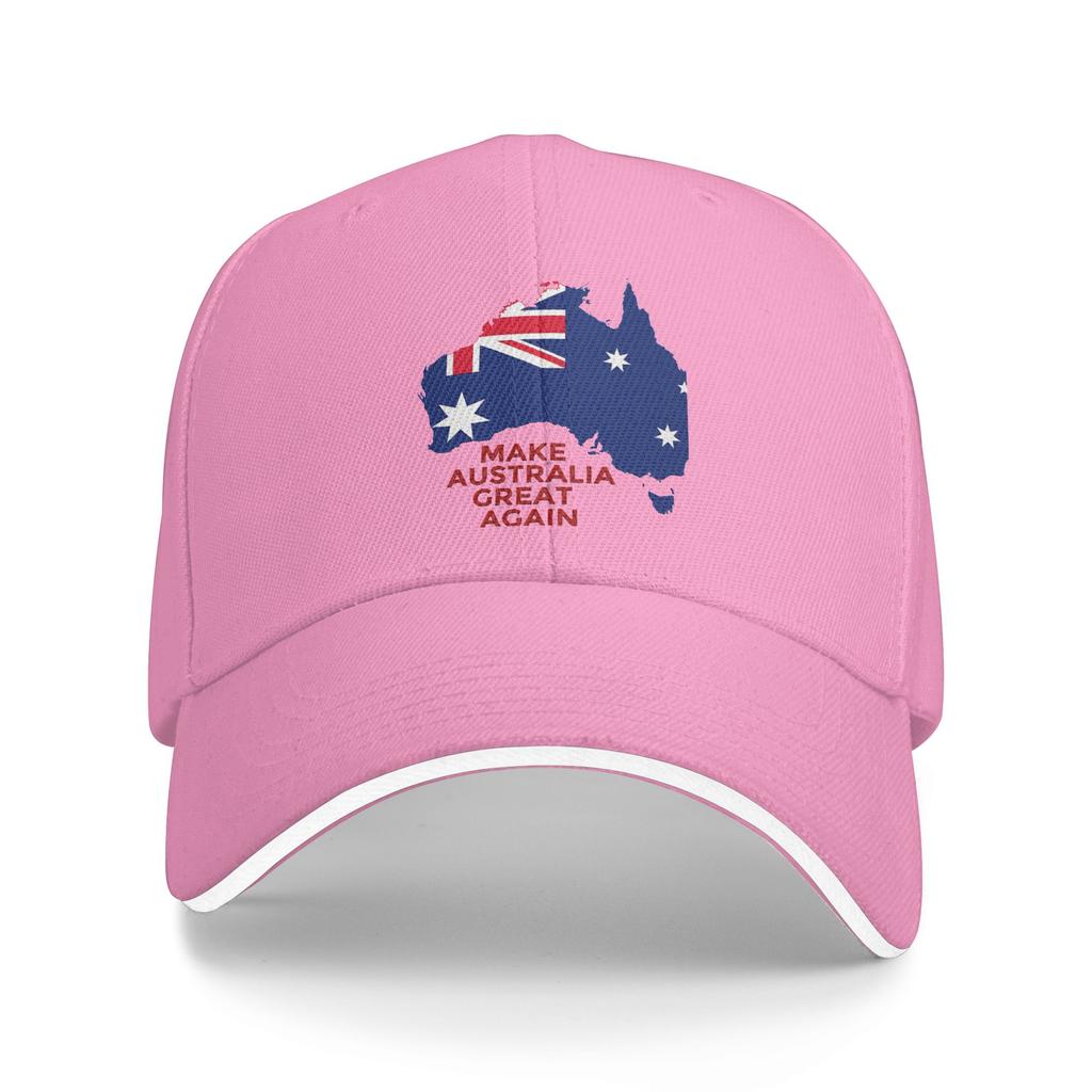 MAKE AUSTRALIA GREAT AGAIN Baseball Cap Stylish UnisexTeens Trucker Hat Sun Visor Print Hiking Fishing Baseball Caps Gift
