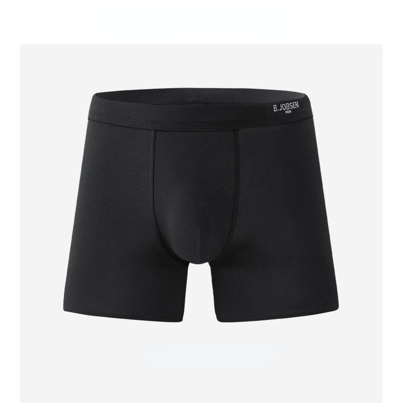 

Мужские хлопковые трусы-боксеры, противоизносные штанины, беговые, быстросохнущие, антибактериальные, удлиненные, противоизносные трусы-боксеры с промежностью 3XL чёрный