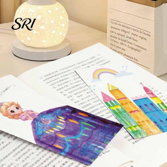 Beginner Painting Kit 1 Set Kids Squeegee Art Craft Rainbow Scratch Paper Educational Children Supplies DIY Dot Toy Toddlers Boys Girls Party Gift