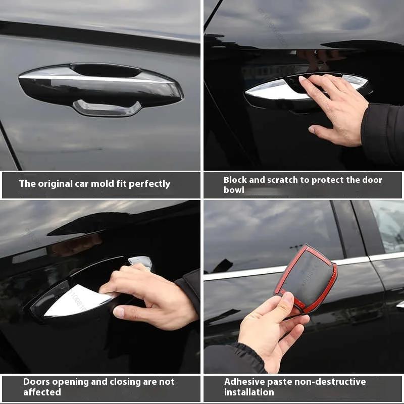 For BYD Song Plus DMI EV Seal U Sealion 6 2021-2025 Car Door Handle Sticker Scratch Protection EV OEM Color Car Accessories