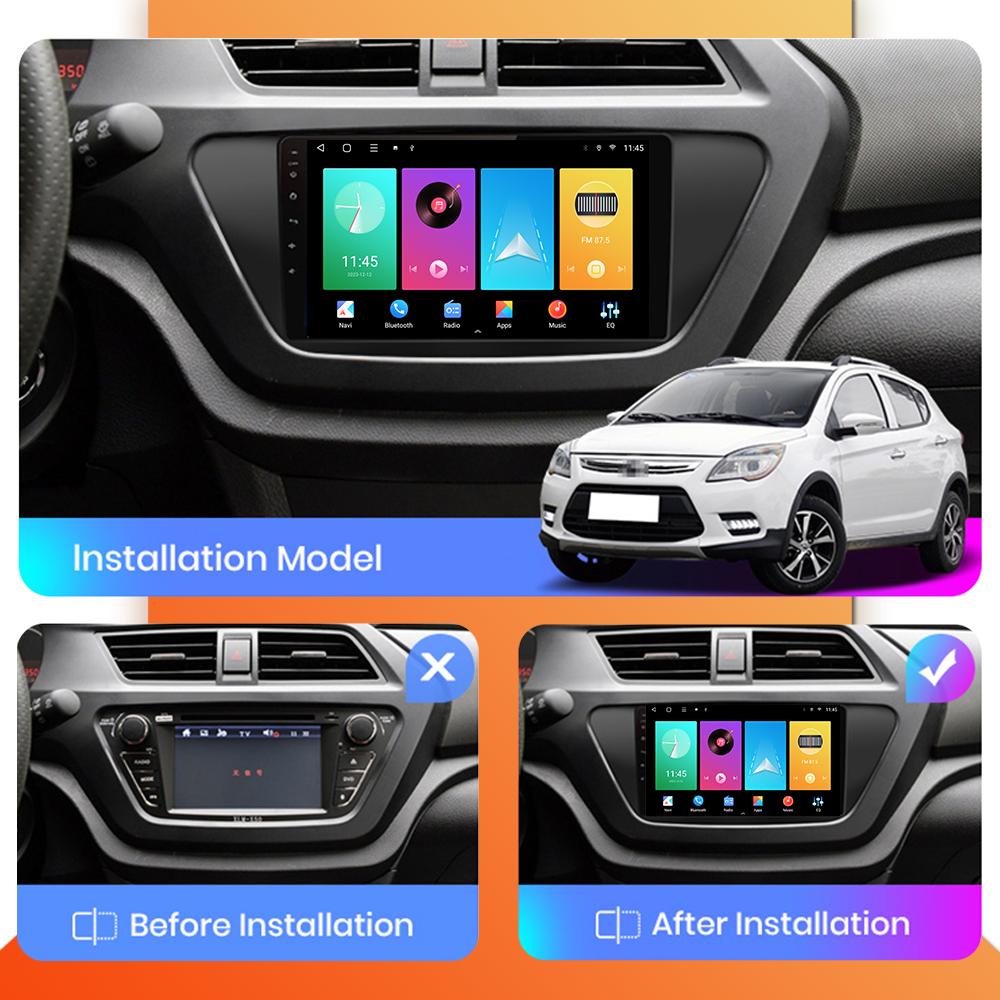 Car Radio Android Auto Carplay For Lifan X50 2015-2019 Multimedia Player Head Unit Stereo GPS Navigation BT WIFI 1+16GB