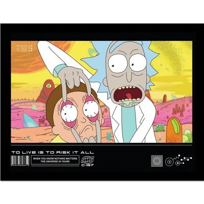 Classrickal Risk It All Framed Poster