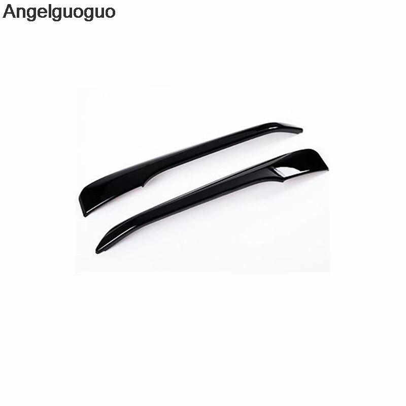 Car refiting car Front  fog lamp foglights Cover shield decoration frame sticker for 2016-2018 BMW X1 F48