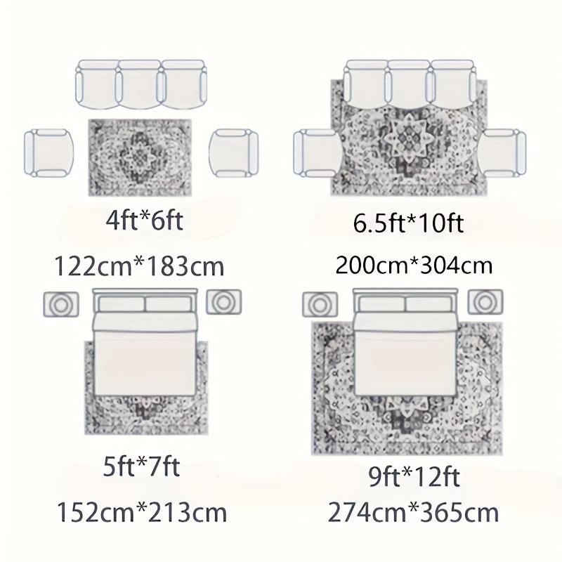 Cat Splicing Pattern Washable Carpet Abstract Style Imitation Cashmere Velvet Anti Slip Backing Living Room Bedroom Bedside Home