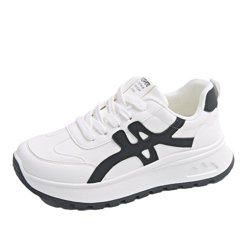 ins new Forrest Gump shoes for women's summer student sports breathable casual shoes with higher thick soles