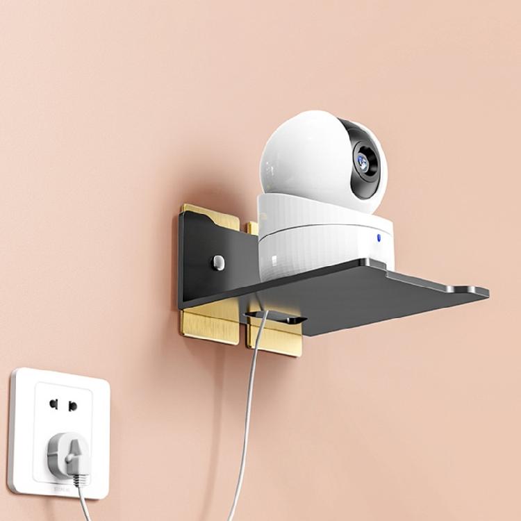 Metal Wall Mounted Shelf for Projectors and Camera, No Drill, Angle and Height Adjustable