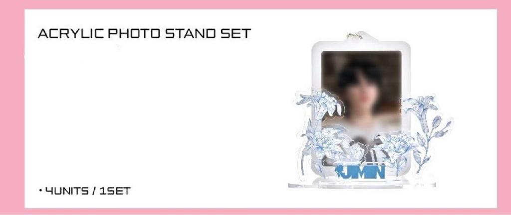 [USED] BTS Jimin THE TRUTH UNTOLD Acrylic Photo Stand Set