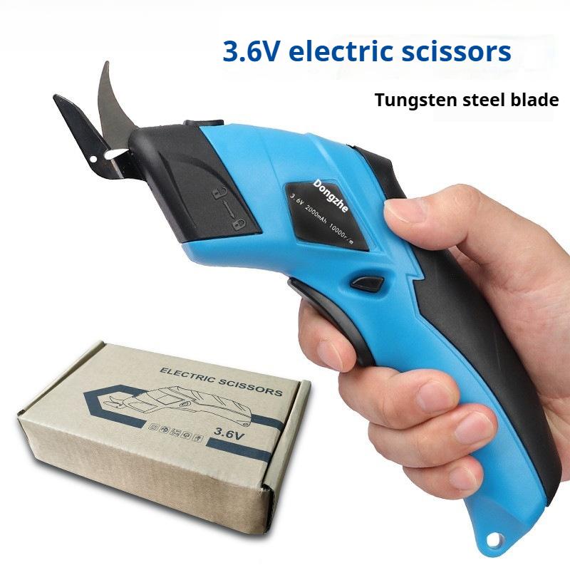 

Аккумуляторные литиевые электрические ножницы для резки ткани 3,6 В, ручной триммер для резки ткани, нож для резки картонных коробок