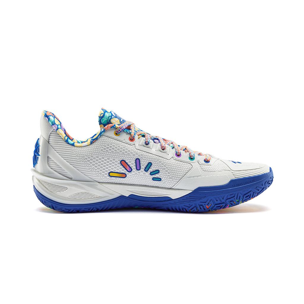 Li Ning Blade 6 V2 Tlumení Protiskluzové Odolné proti oděru Prodyšné Odrazový Grip Nízké Basketbalové boty Unisex ABAV087-36