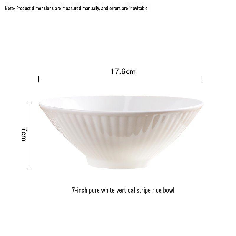 

Высококачественная коническая миска для лапши и супа, 8 дюймов - Стиль Луосифэнь/Рамен 2025