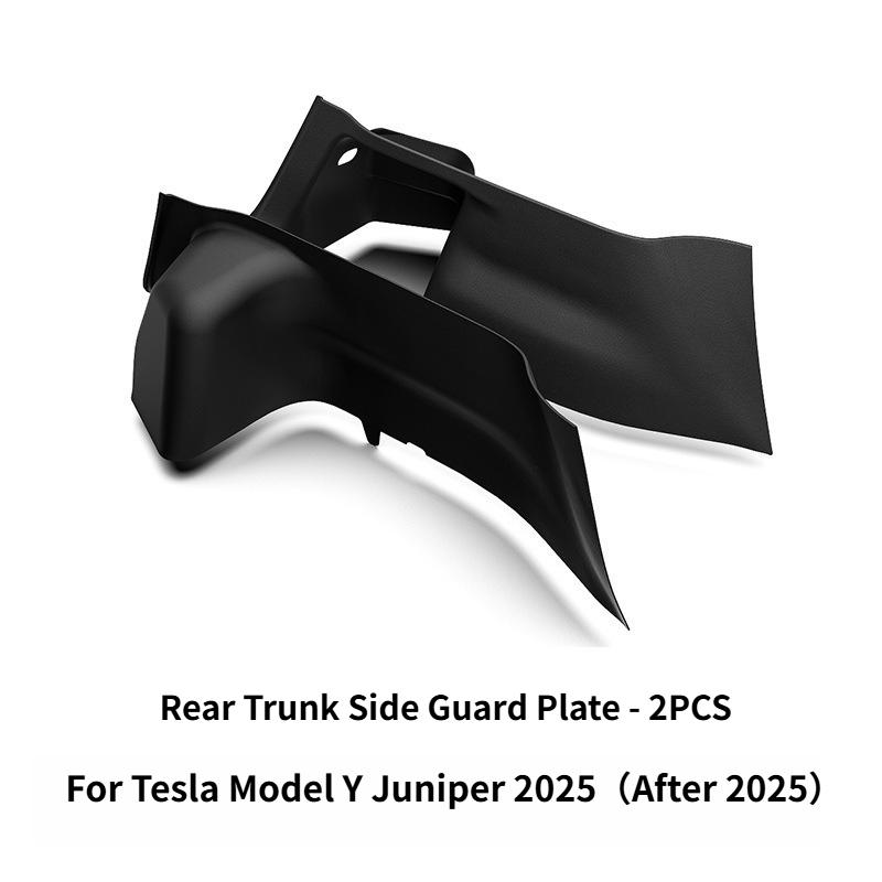 

TPE Rear Trunk Side Guards Plate for Tesla Model Y Juniper 2025+ Full Cover Suede Surface Protector Interior Mats Accessories