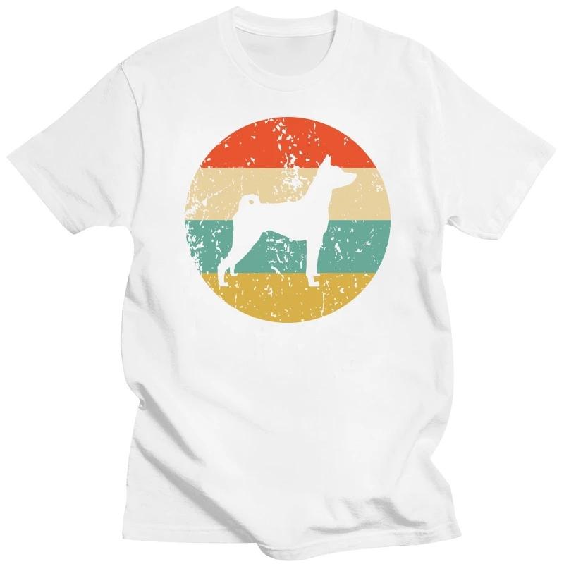 

Funny Vintage Retro Basenji Dog T Shirt Graphic Cotton Streetwear Short Sleeve Birthday Gifts Summer Style T-shirt Mens Clothing XXXXXL сірий колір