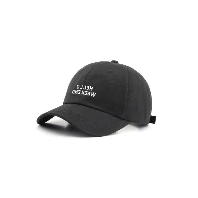 Duck Tongue Hat Women'S Versatile Letter Embroidered Curved Eaves Baseball Hat