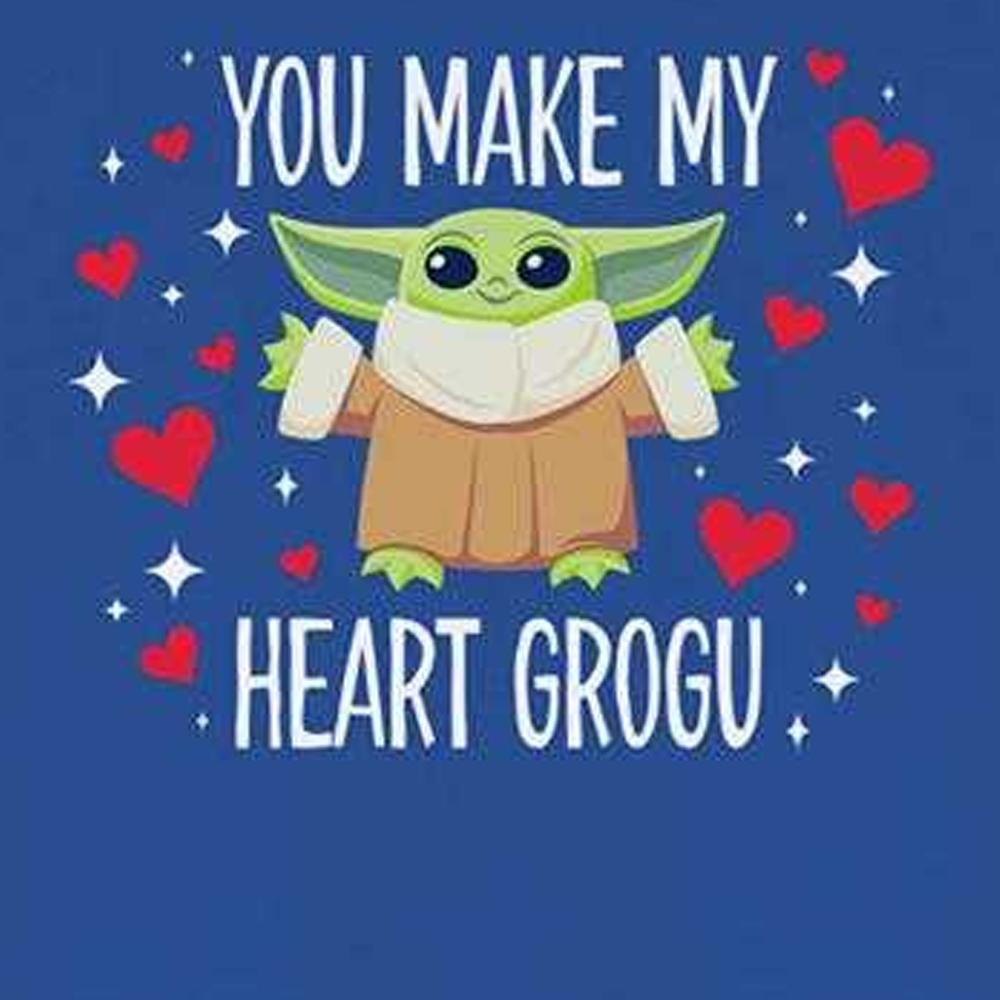 Star Wars: The Mandalorian Unisex Adult You Make My Heart Grogu Sweatshirt