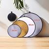 5 In 1 Round Photo Reflector Collapsible Portable Kit for Outdoor Live Broadcast Studio Portrait Shooting
