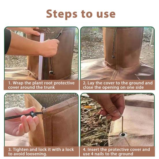Root Protector Winter Protection Plant Cover Frost Protection Thermal Tree