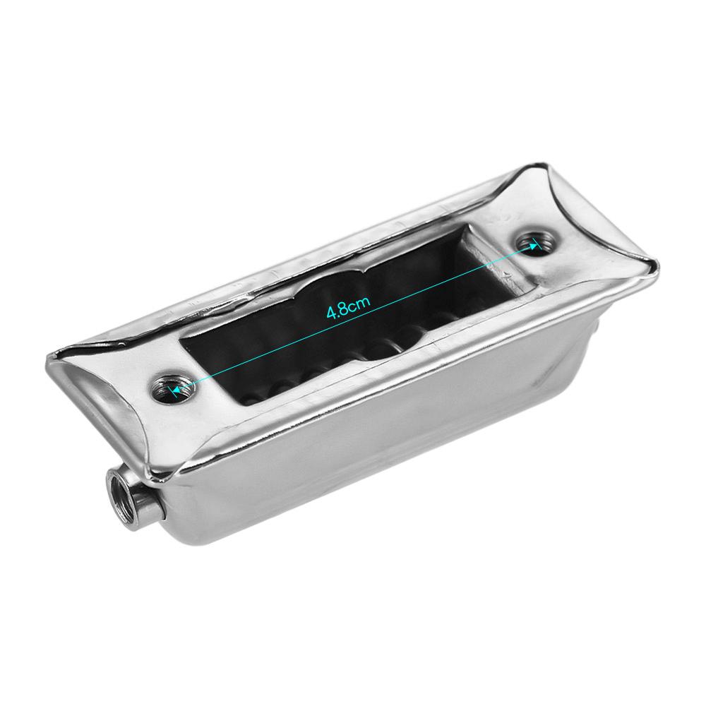 Double End Rectangular Snare Drum Lug Claw Hooks Ear Drum Set Parts Accessories Replacement, 5pcs Pack