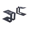 Desktop Speaker Stand Rack Holder Metal Iron C Shaped