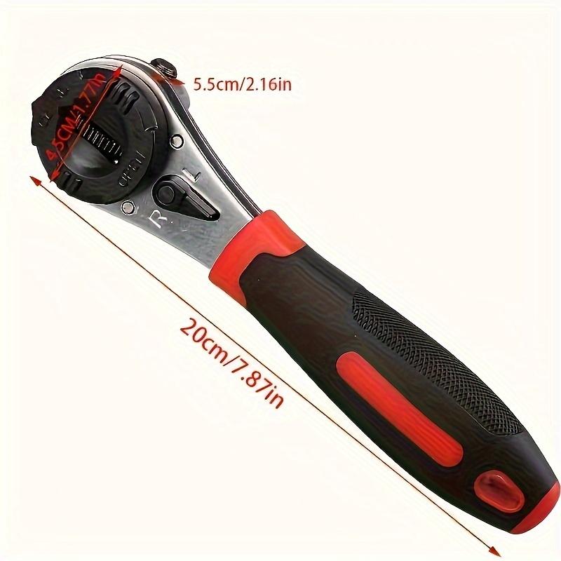 Adjustable Ratchet Wrench Set, Universal Multifunctional Durable Tool, 6-22 Bi Directional Quick Lok Mechanism, Mechanical Operation,Power Supply