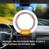 Steering Sticker Decorative Attractive Adhesive Paster Workmanship Interior Stickers Rust-proof DIY Prop Auto Supplies