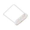 Plastic Countertop Dishcloth Drying Rack with U-Shaped Towel Bar Slotted Soap Plate Side Drain Spout Easy Clean Beige Kitchen
