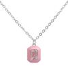 Silver Necklace with Cubic Zirconia, Enamel, Item Weight 2.13 G (60002241)