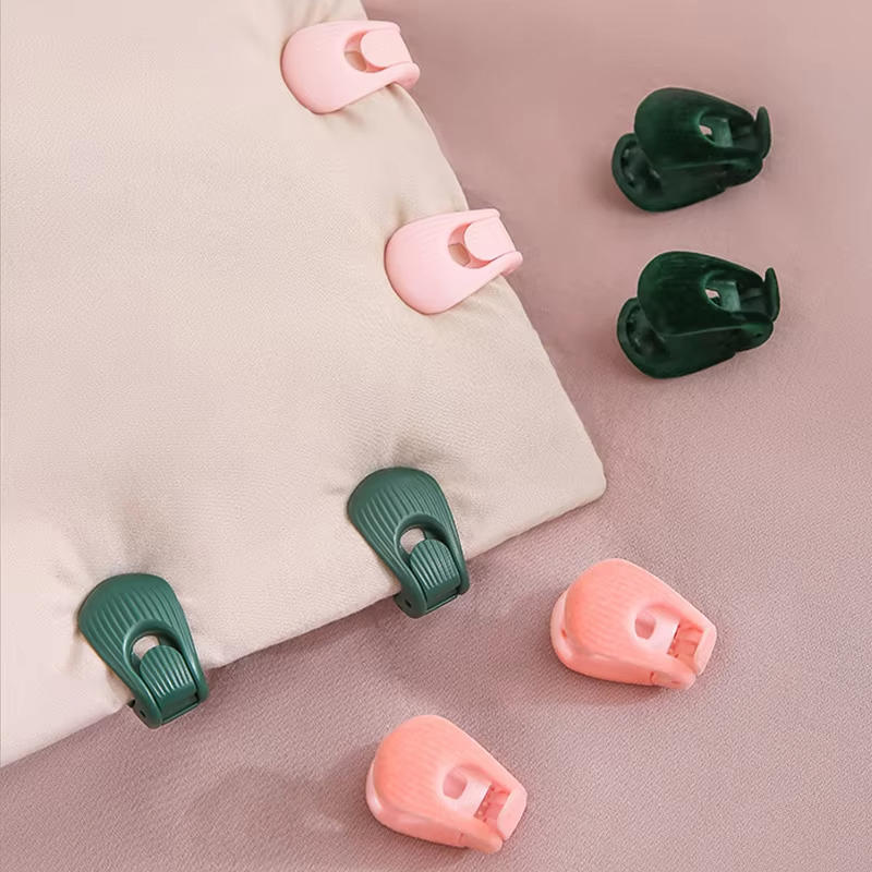 4pcs Non-Slip Bed Sheet Clips, Cute Sheet Holders Anti-Slide Bedding Fasteners Accessories for Secure Sleep Home Comfort