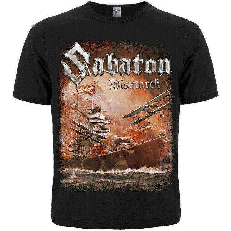 Футболка Sabaton  Bismarck  Черная Унисекс Футболка S
