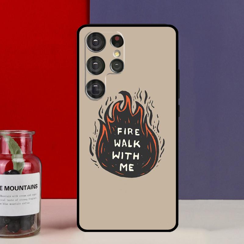 Fire Walk With Me Twin Peaks Funda Case For Samsung Galaxy S25 Ultra S9 S10 S20 S21 S22 Plus S23 FE S24 Ultra Phone Cover
