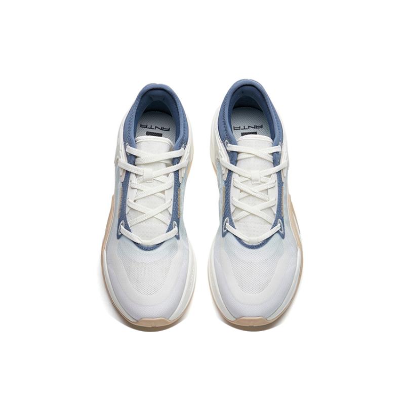 Anta Life Collection Low-Top Skateboard Shoes Men's White Gray Blue Sneakers 112228081-4