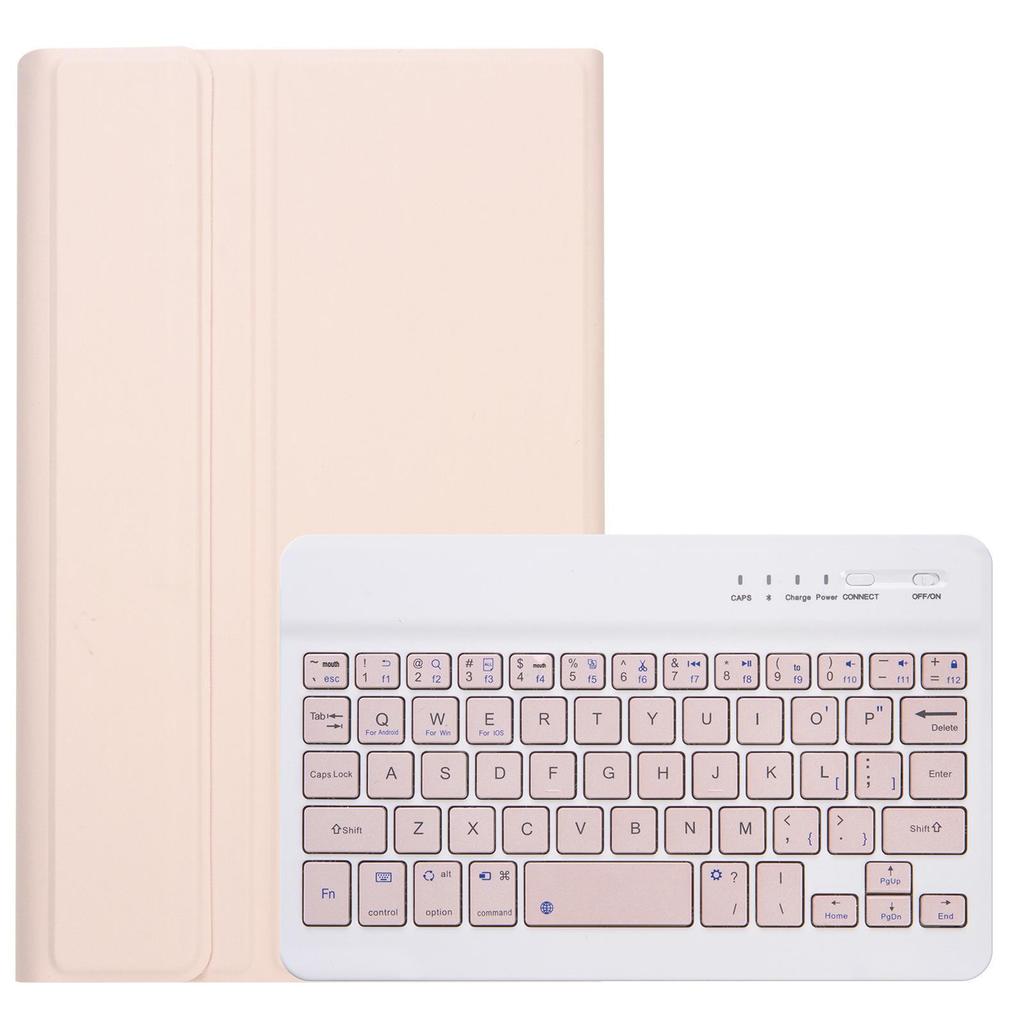 Samsung A7 Lite 8.7" Tablet Case with Magnetic Shell and Bluetooth Keyboard - Compatible with Russia, France, Spain
