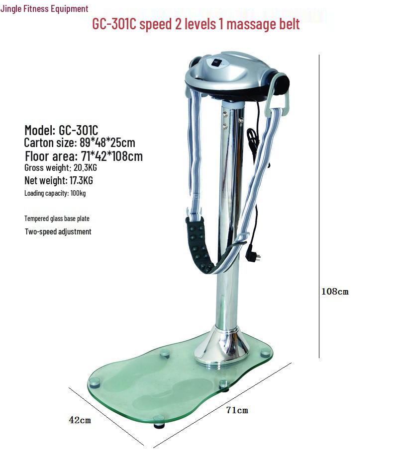 Beauty Body Slimming Massager: Whole Body Shaking Machine for Waist, Fat Burning, and Indoor Fitness.