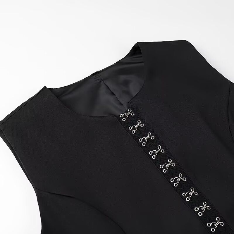 Kaslead New Arrival Women's Clothing Fashion Style Fashion Minimalist Round Neck Sleeveless Vest Top Casual Pants Suit