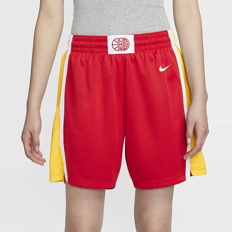New Nike Chinese Women's Basketball Team Olympic Series Basketball Shorts Women's Comet Red FQ0465-637