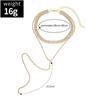 Fashionable Crystal Chain Long Necklace Classy Crystal Chain Choker Necklace Elegant Wedding Neckchain Jewelry for Women