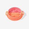 Pet Slow Feeder Bowl Silicone Dog Slow Eating Bowl with Double Handles Non-Slip Pet Feeding Dish with Suction Cups for Large Small Dogs Cats