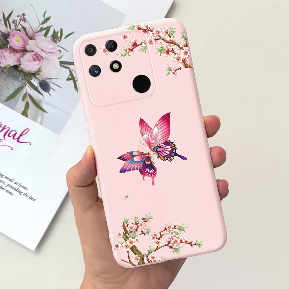 For Realme Narzo 50A Case RMX3430 Lovely Cartoon Cover Soft Silicone Phone Case For Realme Narzo 50i Narzo50A Prime Fundas Coque