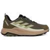 adidas Terrex Anylander Comfortable Fitting Waterproof Supportive Traction Hiking Shoes Men Hiking Shoes Dark-Gray Army-Green JR9087