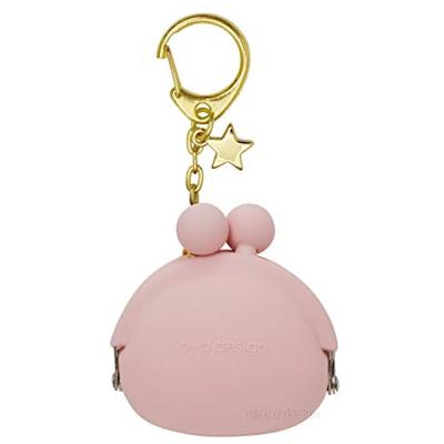 Design Fuwari POCHI BABY Pfirsich x x P+g Schlüsselanhänger, Rosa, Größe B6.0 H6.2 T3.85 (PG-34402)