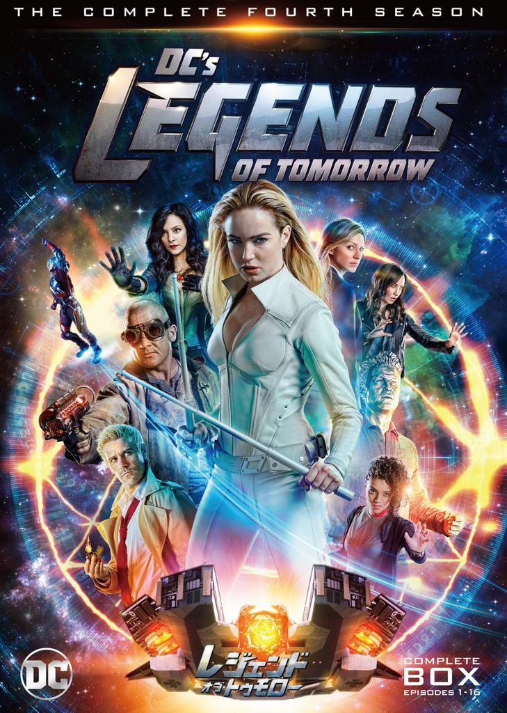 Legends of Tomorrow 4th Season DVD Complete Box (3 Discs)