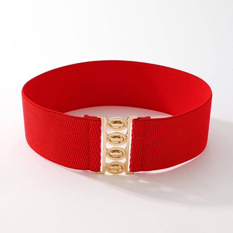 The Lady's Elasticity Can Be Adjusted To Match The Wide Belt of The Skirt. It Is Easy To Fasten and Convenient, Fashionable and Versatile