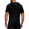 Men's Sports Mesh Quick-drying Short-sleeved Hooded Shirt