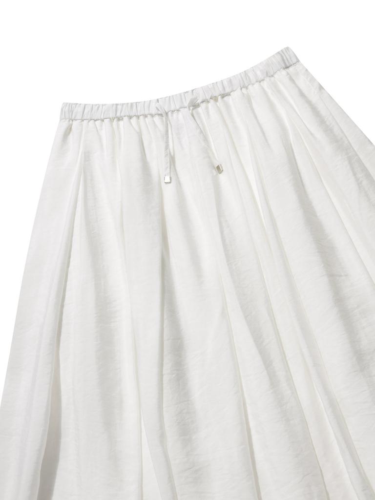 OLZEN Women'S Pleated Skirt_Zlg2Rs2303Wt
