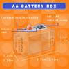 Cobers Power Function Kit Motor Set Compatible with Major Brand Technic Parts AA and Gears 9-Piece Boxes, Switches, Lights, Wires, Axles,