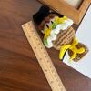 Funny Crochet Bouquet 13cm Doctor Hat Bouquet Doll Handmade Knitted Figures  Graduation Gift