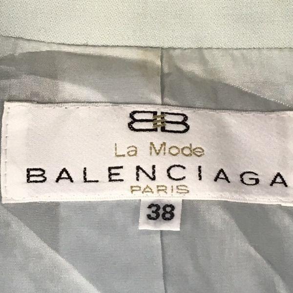 Balenciaga Tailored Jacket Blazer Women M 38 Light Blue Special Price Fully Lined Official Agent Tag(USED)