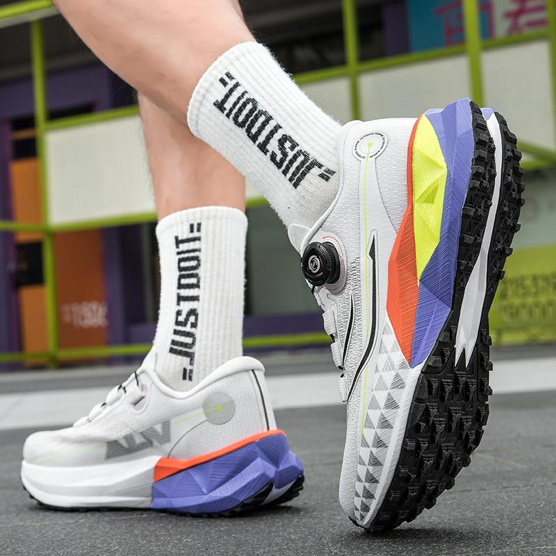 2025 Hot Selling Men Women Tennis Shoes High-quality Outdoor Knob Buckle Sneakers Lightweight Breathable Professional Run Shoes