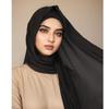 2Pcs Undercap Chiffon Hijab Scarf Set Thin Elastic Tube Head Cover Elegant Soft Cozy Breathable Sunscreen Bandana Combination